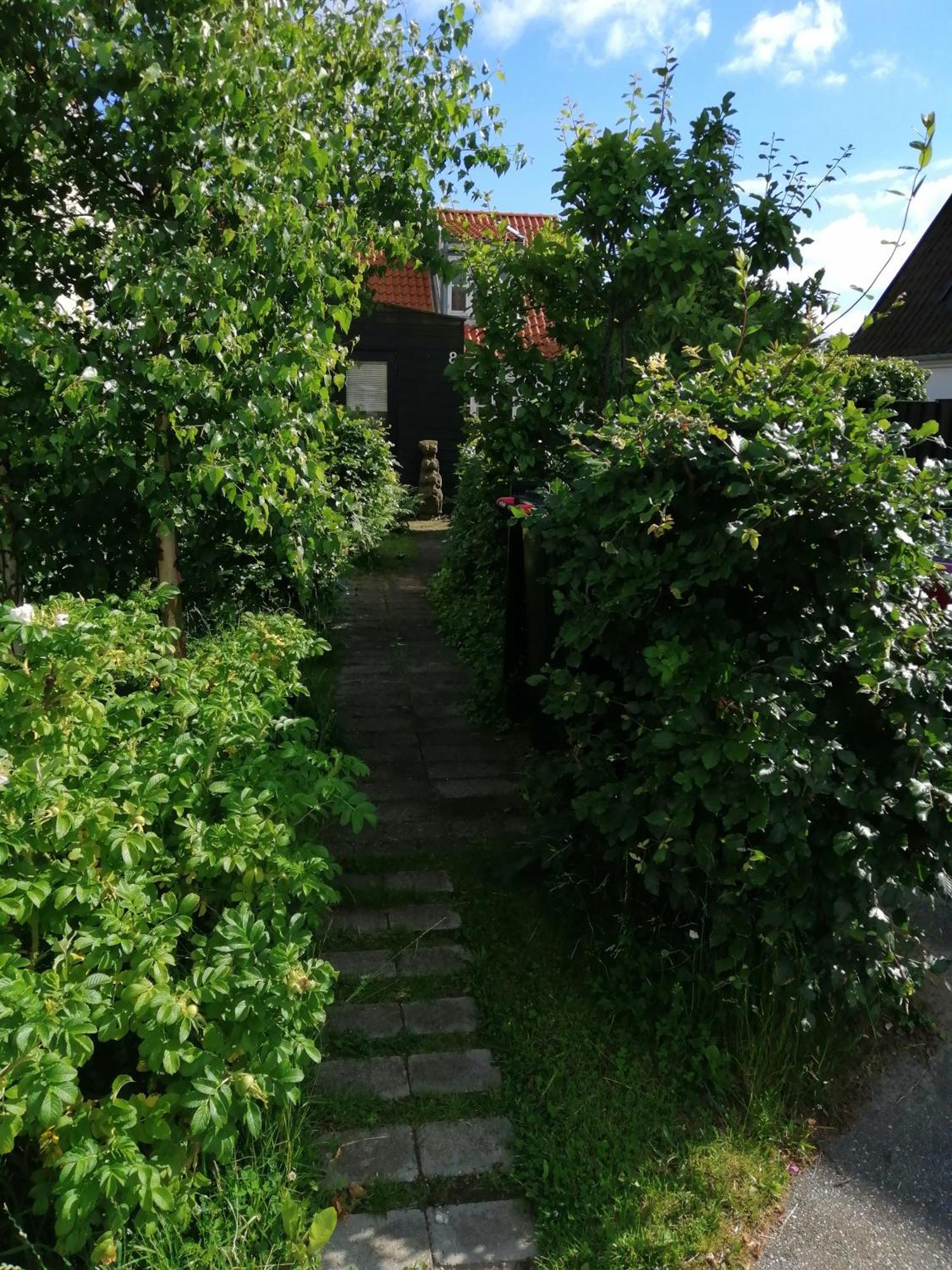 Minihus Til Havn, Strand, Vand Og By I Gilleleje